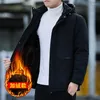 Herrjackor Autumn Winter Bomber Jacket Män fleece fodrad casual modekläder Vindbrytare 2023 Märke Slim Fit Coat