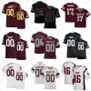 Maillots de football universitaires personnalisés de la NCAA Tyler Russell Dak Prescott Eric Molds Will Rogers Jake Weir Javaris Bufford Simeon '' Mississippi '' Stat