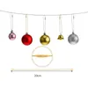 Decorações de Natal 100pcs 20cm Cordas de poliéster para pingentes Xmas Tree Ball Tag Tool Drop Ornament Acessórios 231023
