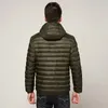 Jaqueta masculina Down Parkas AllSeason Ultra Leve Empacotável Água e Resistente ao Vento Respirável Casaco Grande Tamanho Homens Hoodies Jaquetas 231023