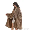 Blankets Blanket Wearable Cloak Warm Plush Blanket Cloak Blankets Adults Kids