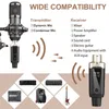 Walkie Talkie Wireless Microphone System UHF Wireless XLR -sändare och mottagare för Dynamic Microphone Audio Mixer PA System 231023