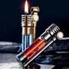 Lighters Zorro Transparent Fuel Tank Metal Kerosene Lighter Creative Retro Grinding Wheel Portable Cigarette Smoking Accessories