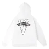 VLONE Designer Hoodie Men's Long Sleeve Pullover Friend Sports Wear Hooded Sweater Fashion Personality Big V Cotton Top