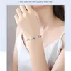Armreif, individuelles Po-Armband, personalisierte Projektion, vierblättriges Kleeblatt, „Ich liebe dich“, 100 Sprachen, 231023
