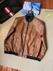 Bomber Jacket Baseball Jacket for men Waterproof Mature Men hardshell Jacket High quality windproof jacket Designer Light Luxury Jacket Size M-XXXL