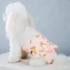 Vêtements pour chiens Couches à motif banane Pantalons unisexes Pantalons en coton doux lavables Sous-vêtements pour chiots Combinaisons sanitaires