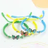 New Butterfly Knitted Bracelet Adjustable Woven Ope Valentine's Day Best Friend Couple Butterfly Jewelry Bracelets Charms Vsco Friendship Mujer Gifts Wholesale