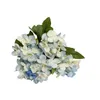 Dekorativa blommor solros konstgjord liten handfull vatten hortensia vindsimulering blomma hem dekoration blommor stjälkar och sprayer