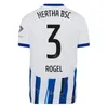 Drużyna klubowa piłka nożna Hertha BSC Berlin Jersey 11 Fabian Reese 25 Haris Tabakovic 12 Tjark Ernst 9 Smail Prevljak 6 Michal Karbowlik Football Kits 2023 2024 White