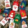 Overige evenementen Feestartikelen 50 stuks Vrolijk Kerstfeest Kraftpapier Tags Geschenkverpakking Decoratie Kerstboom Hangend Etiket 2023 Navidad Jaar Kinderkaart 231023