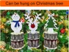 Porta soldi unico in legno natalizio per contanti, porta regali, ornamenti, renna, pupazzo di neve, albero di Natale, ciondolo da appendere al tavolo