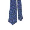 Pañuelos LYL 6 cm azul elegante Bolo Slim Tie Traje Festival Accesorios Hombres Jacquard Corbata Regalos de boda Paisley Seda Caballero