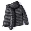 Parkas pour hommes automne hiver Ultra léger 90% duvet de canard blanc enlever manteau homme à capuche Jaqueta Masculino Chaqueta Hombre Puffer mince hommes doudoune J231024