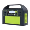 220V 90000mah 전력 은행 실외 300W 에너지 저장 전원 공급 장치 2 AC / 2 USB / Type -C 출력 (EU 플러그) - 녹색이있는 휴대용 전원 충전기 스테이션