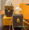 Designer Camera Box borsa da donna moda rivetto in pelle a tracolla Petite tracolla con tracolla tote