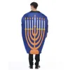 Cosplay Eraspooky Chanukka-Menorah-Kostüm für Erwachsene, Je-Feier, Chanukka-Festival, Kostüm, traditionelle Religion, Party-Outfit, Cosplay