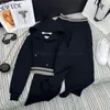 Loe We Women's Two Piece Set Pants Casual Suit Designer Set Jacketrock för kvinnor långärmad jacka cool tjej streetwear jacka set