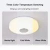 الكائنات الزخرفية التماثيل مصابيح السقف الحديثة RGB تعتيم إضاءة المنزل APP Bluetooth Music Light 42W 60W أضواء ذكية مع التحكم عن بُعد AC220V 231024