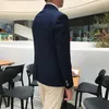 Trajes para hombre Blazers traje de un solo pecho chaqueta de solapa de muesca chaqueta informal de negocios abrigo de alta calidad esmoquin ajustado de moda 231023