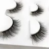 3 paires/lot Cils de vison 3D en désordre moelleux Cils naturels vaporeux maquillage coréen 10mm Cils yeux cosmétique