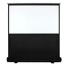 72 Inches 16:9 for Normal Portable Floor Standing Pull Up Projection Screen and UST ALR Projector screen Easy Storage