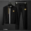 Women Tracksuits Flower Jacket And Pants Trouse Sport Slim for Lady With Letters Zippers Spring Autumn Hoodie Sets Asian size M--3XL