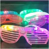 Other Festive Party Supplies 10204060 Pcs Glow In The Dark Led Glasses Light Up Sunglasses Neon Favors For Kids Adts Drop Delivery Dhtsb