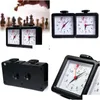 Inne zegary akcesoria skok PQ9905 Quarz Analog Chess Clock I-Go Odliczanie w dół Timer do gry w konkursie Drop dostawa Home Ottku