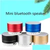 Parti Favor Mini Taşınabilir Hoparlörler A10 Bluetooth Hoparlör Kablosuz Eller FM TF kart yuvası LED O MP3 tablet PC için PBER PC için D DHZAP