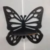 Decorative Figurines Hollow Wooden Butterfly Crystal Shelf Stand Corner Rack Wall Display Storage Essential Oil Holder Rome Decors