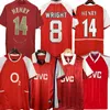 Gallas Vintage klassische Retro-Fußballtrikots HENRY REYES HIGHBURY 02 03 05 06 PIRES 92 93 94 95 96 98 99V. PERSIE BERGKAMP ADAMS Persie Gallas 88 89 90 FUSSBALLTRIKOT