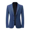 Mens Suits Blazers High Quality Blazer Men Italian Style Highlevel Simple Business Casual Elegant Fashion Gentleman Suit Jacket Professional Wear 231023