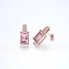 Vier Klauen Edelstein Ohrringe S925 Silber Micro Set Zirkon Roségold Ohrringe Europäische Mode Frauen Ohrringe Juwely Frauen Hochzeitsfeier Valentinstag Geschenk SPC