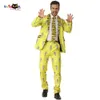 cosplay Costume d'Halloween à motif drôle pour hommes Eraspooky pour hommes adultes veste de clown crâne de tigre costumes costumes de fête de carnaval Outfitcosplay