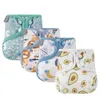 Cloth Diapers Adult Diapers Nappies Elinfant 10 Pcs born Diaper Cover Washable Baby Cover Cartoon Animal Adjustable Nappy Reusable Cloth Diapers Available 231024