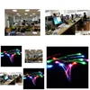 Blinkande hår Braid Factory Direct Colorf Flash Light Emitting Fiber Pigtails Wig LED Bar KTV CES YIWU NIGHT MARKNADSDROP LEVERANS PR DHJJ3