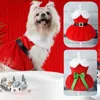 Cão vestuário Natal princesa vestido bonito gato saia pet para filhote de cachorro chihuahua festival cosplay roupas itens