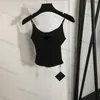 Camis Sexy damesvest Mouwloos vest Halter Design Vest Mode Athleisure met borstkussen