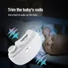 Cortaúñas Pulido eléctrico Clipper con luz Recortadora automática Rectificadora recargable Herramienta de cuidado de manicura para bebés adultos 231023