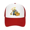 Ball Caps Bob The Builder Cartoon Trucker Hats Can We Fix It Funny Mesh Net Baseball Cap Snapback Adjustable Peaked Hat For Men Women