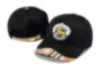 Diseñador Casquette Caps Moda Hombres Mujeres Gorra de béisbol Algodón Sombrero para el sol Alta calidad Hip Hop Clásico Lujo Burberr Sombreros C-8