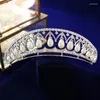 Haarspangen Bavoen Luxus Europäische Perlen Bräute Tiara Kopfschmuck Zirkon Kristall Hochzeit Kronen Abendaccessoires Hohe Qualität