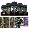 Party Masks Outdoor Seamless Magic Scarf Ski Camo Half Face Mask Bandana Neck Warmer pannband Turban Cycling Wholesale CPA4459 Drop Dhktz