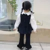 衣類セットガールズブラウスベストパンツコスチューム春秋の服カジュアルスタイルの女の赤ちゃん