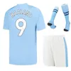 Club 23/24 Voetbal 9 Erling Haaland Jerseys Set 17 Kevin De Bruyne 31 Ederson Moraes 19 Julian Alvarez 47 Phil Foden 6 Nathan Aké Bernardo Silva Voetbalshirt ManCheng