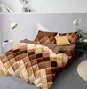 Sängkläder set Green Plaid Set med Pillowcase 200x200 täcke täckning 210x210 quilt king size geometric gitter filt 231023