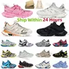 Tasarımcı Track 3 Sıradan Ayakkabı 3.0 Tess.S. Gomma Sneakers Lüks Üçlü Beyaz Siyah Erkekler Kadınlar 18ss Deri Naylon Baskılı Parçalar