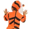 Cosplay Apagável Carnaval Festa Infantil Tigre Traje de Halloween para Crianças Criança Capuz Macacão Animal Recém-nascido Cosplay Bebê Menino Outfitcosplay