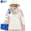 23 NASA Charge Coat hommes trois en un détachable extérieur alpinisme costume printemps, automne, hiver épaissi manteau en peluche